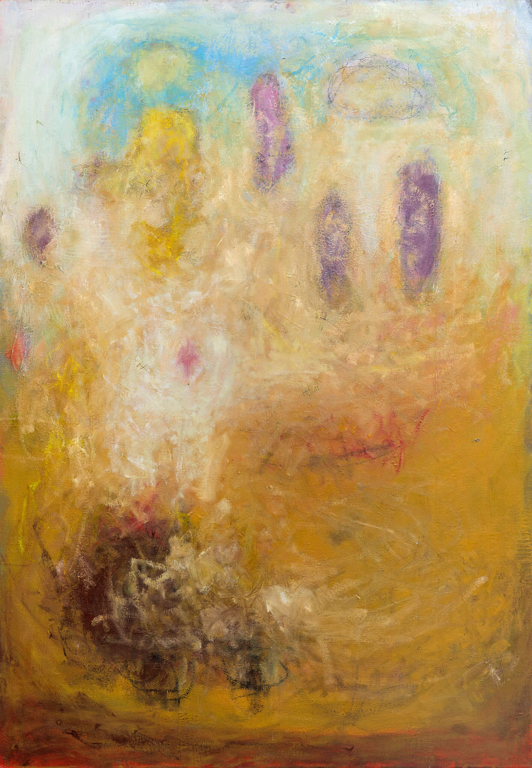 Ascending node, Oil on canvas, 2022, 100 × 70 cm
